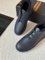 Высокие кожаные  Zeg с мехом — изображение 2