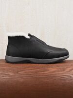 Кожаные кроссовки Berl с мехом — изображение 4