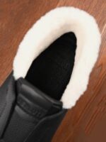Кожаные кроссовки Berl с мехом — изображение 3