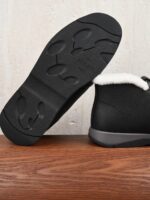 Кожаные кроссовки Berl с мехом — изображение 6