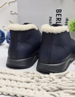 Кожаные кроссовки Berl с мехом — изображение 5