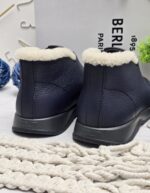 Кожаные кроссовки Berl с мехом — изображение 5