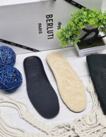 Кожаные кроссовки Berl с мехом — изображение 6