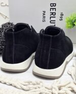 Замшевые черные кроссовки Berl — изображение 6