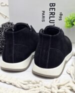Замшевые черные кроссовки Berl — изображение 6