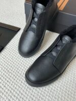 Высокие кожаные  Zeg с мехом — изображение 2