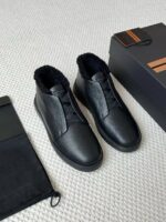 Высокие кожаные  Zeg с мехом — изображение 3