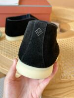 Замшевые лоферы с натуральным мехом — изображение 5