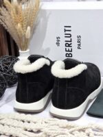 Замшевые кроссовки Berl с мехом — изображение 5